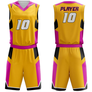 Ensemble Maillot et Short de Basketball OEM Sans Manches en Polyester Anti-Transpiration pour Entraînement d'Équipe - Product Image 1