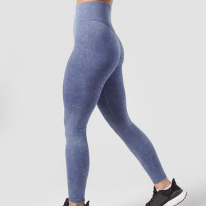Leggings de Yoga de Cintura Alta Elástica, Largos, Sin Costuras, de Color Sólido, de Spandex y Poliéster, con Efecto Push-Up para Mujer - Product Image 2