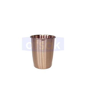 Verre à eau en cuivre écologique de qualité supérieure pour la cuisine, la table à manger, la maison, le bien-être, l'hydratation moderne, grande capacité, portable - Product Image 5
