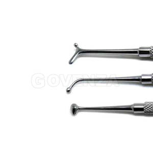 Juego de 3 Pulidores Dentales Manuales de Acero Inoxidable de Doble Punta para Amalgama y Composite con Empuñadura Ergonómica - Product Image 2