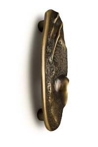 Victorian Elegance Brass Handle Edwardian Style Door Lever Baroque Design Brass Handle Heritage Manor Door Pull - Product Image 3