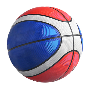 Ballon de basket en PU bleu, rouge et blanc, taille 7, pour usage extérieur, léger, pour adultes - Taille 7, 29,5 pouces, vert, écologique - Product Image 2