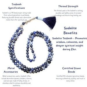 Tasbih Misbaha Turco Moderno de Resina Más Vendido para Hombre, 33 Cuentas, para Oración Islámica Dhikr, Duradero, Hecho a Mano, Artesanía Altamash, Competitivo - Product Image 1