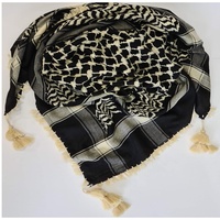 Shemagh, foulard arabe pour la tête et le cou, doux et confortable, Keffiyah, 140cm x 140cm