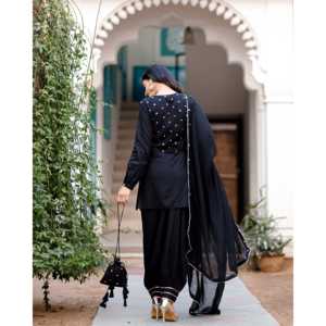 Conjunto de Traje de Gasa con Detalles de Espejo Talla XS Blackberry - Product Image 2