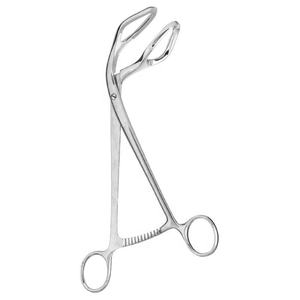 SOMER-Pinzas elevadoras uterinas, instrumento quirúrgico curvo de 9" - Product Image 2