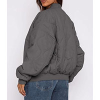 Blousons Bomber Légers Tissés pour Femmes – Veste Élégante à Bouton Unique, Tenue Décontractée, Streetwear, Blousons Aviateur, Personnalisation OEM