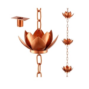 Perfect Design <b>Copper</b> Rain Chain Outdoor <b>Garden</b> Decorative Customized Eco-Friendly Antique Rain Chain For <b>Garden</b> - Product Image 2