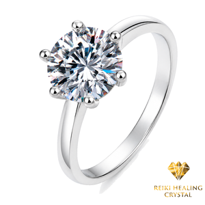 moissanite 3ct <b>Ring</b> Engagement S925 Sterling Silver Certified Brilliant Cut 6 Prong Trendy Wedding Party Fine Jewelry wholesaler - Product Image 5
