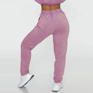 Pantalon de jogging pour femme, pantalon de sport personnalisé avec logo, pantalon de jogging d'entraînement avec poches, service OEM, en molleton, fabriqué au Pakistan - Product Image 2