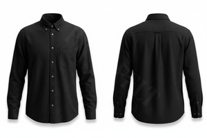 Chemise de travail formelle ajustée à prix de gros, coupe slim, col classique, pour le bureau et les occasions décontractées - Product Image 5