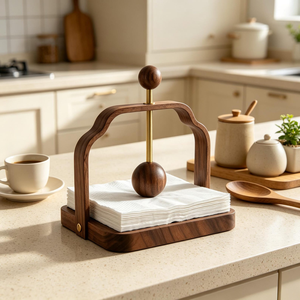 Gold Metal Napkin <b>Holder</b> for Dining Table <b>Tissue</b> Stand with Modern Decorative for <b>Kitchen</b> Restaurant Hotel Buffet Party and Home - Product Image 5