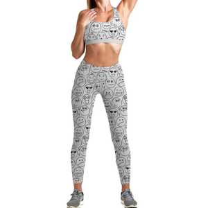 Conjunto de yoga para mujer, pantalones y sujetador deportivos, hechos con material duradero, conjunto de yoga de primera calidad, conjunto de yoga transpirable para mujer - Product Image 5