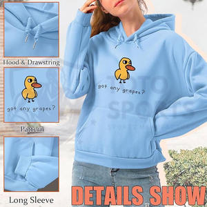 Nueva Llegada, Cómodas Sudaderas con Capucha para Mujer, de Alta Calidad, con el Mejor Servicio, a la Moda, de Tela Suave al Tacto, con Diseño Nuevo, Estampadas, Estilo Urbano - Product Image 6