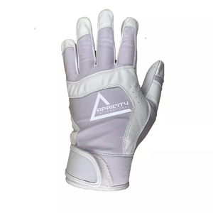 Trending Men'<b>s</b> Baseball Batting Gloves Customizable Color & Design <b>Hook</b> Loop Closure Eco-Friendly Breathable Fabric Comfortable - Product Image 2