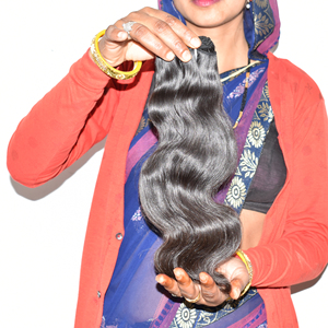 100%Raw Indian Bundle Body Wave Color Manufactured braiding machine double weaving <b>Cheap</b> None Chemical processing Wholesale hair - Product Image 1