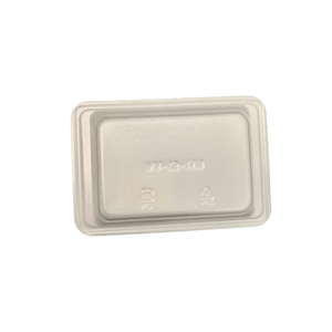 Bandeja Rectangular de Espuma para Alimentos con Patrón de Madera y Base Blanca para Empacar Sushi, Pizza, Sándwiches y Carne - Product Image 5