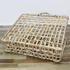 Artex Dong Thap Porte-revues en rotin fait à la main Rangement pliable pour bureau à domicile Salon - Product Image 5