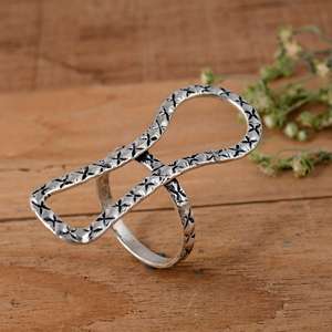 SHYAM JEWELRS Handmade 925 Sterling <b>Silver</b> Luxury Unisex Thumb Splint <b>Ring</b>-<b>Adjustable</b> MCP Joint Support for Arthritis - Product Image 4