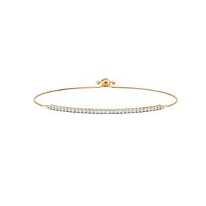 10K <b>Solid</b> <b>Gold</b> IGI Certified Lab Grown Diamond Adjustable Tennis Slider Bracelet Rhodium Plated Luxury Cut Diamond Women Fine - Product Image 1