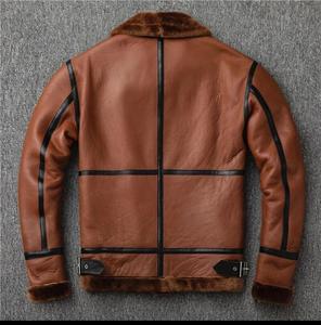 Chaqueta de Invierno 2025 de Cuero Genuino para Hombre, Estilo Vintage, Alta Calidad, Personalizada, Impermeable, Transpirable y Ecológica - Product Image 3