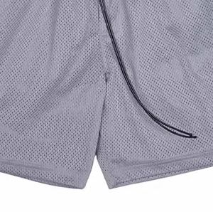 Shorts en mesh pour hommes, design populaire, séchage rapide, durables, anti-boulochage, anti-rétrécissement, couleurs unies, nouvelle mode. - Product Image 3