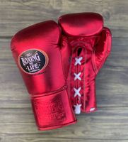 Ensembles de boxe personnalisables Rouge Noir No Boxing No Life, avec protège-joues, protège-tête et protège-glande, en cuir PU, respirants et légers
