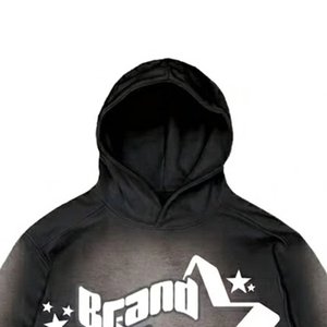 Ensembles de sweats à capuche et shorts pour hommes, très demandés, avec logo personnalisé imprimé, effet délavé à l'acide, pour vêtements d'extérieur, tenues décontractées et tenues d'été - Product Image 6