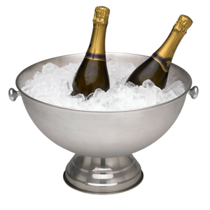 Enfriador de Bebidas, Cubitera para Champán y Vino, Tazón de Acero Inoxidable para Champán, Enfriador de Vino, Cubitera para Fiestas - Product Image 1