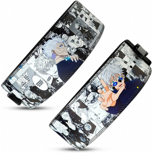 Ceinture de musculation professionnelle OEM en cuir de vachette respirant de 10 mm d'épaisseur, unisexe, avec levier, style anime - Product Image 5