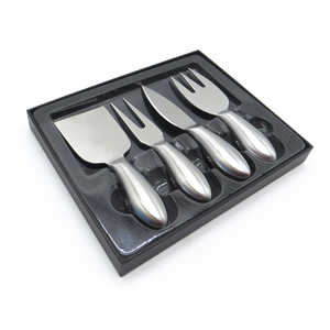 Stainless Steel Kitchen <b>Knife</b> <b>Set</b> 4-Piece Straight Edge Utility Blades 13.3cm DIY Grade Handle Included - Product Image 2