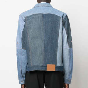 Chaqueta de Mezclilla para Hombre al por Mayor con Cuello Alto y Estampado de Dibujos Animados, Ropa Urbana de Alta Calidad - Product Image 4