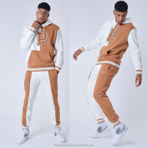 Men's Solid Printed <b>Maternity</b> Hooded Zipper Tracksuit Set-Breathable Sweat-Wicking Sportswear Two-Piece Hoodies & Sweatpants - Product Image 3