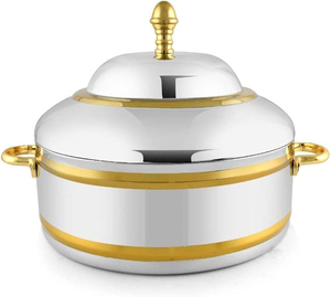 Olla de Acero Inoxidable para Hot Pot con Asas de Diseño Artesanal para su Mesa de Comedor, con Logotipo Hotpot, Apta para Cocina Occidental - Product Image 5