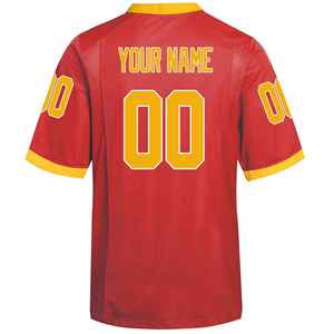 Maillots de football américain rétro personnalisés OEM/ODM imprimés par sublimation, 100 % polyester, manches courtes - Product Image 4