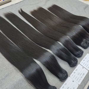 Dream Hair T01 Cheveux vierges vietnamiens, double trame machine, super double drawn, lot de 100g, 30 pouces, tissage compatible permanente, tout usage - Product Image 5