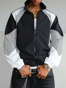 Custom OEM ODM Windbreaker <b>Jacket</b> Manufacturer <b>Men's</b> Outdoor Performance <b>Jacket</b> Polyester Nylon Private Label Custom Logo - Product Image 4