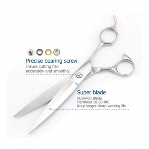 ODM Professional Barber Scissors Hair Cutting Simple Color Steel Handle Salon Accessories Best Quality <b>Tool</b> On Sale - Product Image 6