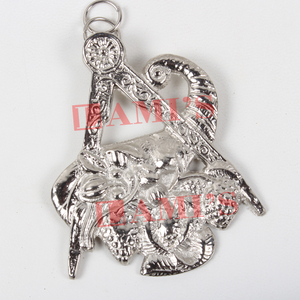 Custom Metal Lodge Officers <b>Collar</b> Jewel Stewards Silver Plated Masonic Regalia Medal Traditional Style Jewel - Product Image 5