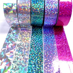 Strong Self Adhesive Holographic Rainbow Tape Wholesale Waterproof Iridescent Decorative Tape for Craft Packaging & Party Decor - Product Image 4