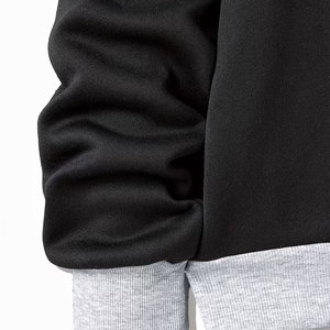 Sweat-shirt polaire zippé à capuche pour homme, collection Automne-Hiver 2025, décontracté et polyvalent, coupe ample, manches longues, couleur unie FORTLEO - Product Image 4