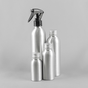 ENVASE ECOLÓGICO Botella de Spray Plateada de Aluminio con Pulverizador y Cuello Roscado para Cuidado Personal, Diseño de Logotipo Personalizado - Product Image 2