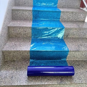 <span class=keywords><strong>Film</strong></span> de protection de sol bleu en PE écologique, souple, résistant à l'humidité, rouleau de 25 mètres, sans résidus - Product Image 1