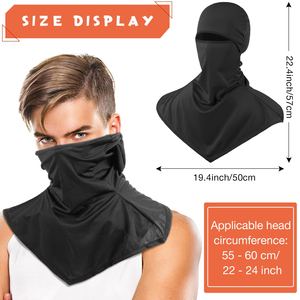 Pasamontañas largo de verano para hombre y mujer, tela elástica transpirable, máscara facial completa, protección solar, protector de cuello refrescante, para actividades al aire libre - Product Image 2