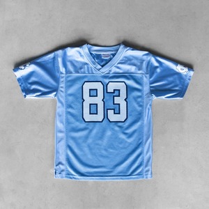 Wholesale Custom Boxy Mesh <b>V</b> <b>Neck</b> American Football Jersey Sublimation Team Wear OEM ODM Men's Plus Size Retro Cropped <b>T</b>-<b>Shirts</b> - Product Image 3
