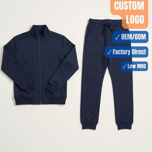 Fabricant de survêtements personnalisés pour hommes, ensemble de survêtements de sport et de fitness, fournisseur de vêtements de sport OEM sous marque privée, faible MOQ - Product Image 1