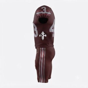 Nuevo y Elegante Uniforme de Fútbol Americano para Hombre, Sublimado, Cuello en V, Manga Corta, 100% Poliéster, Calidad Premium - Product Image 5