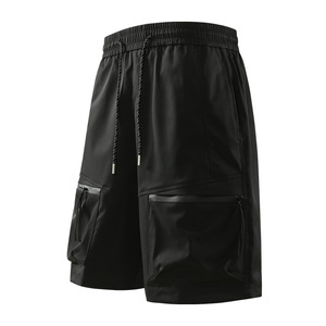 กางเกงขาสั้นกีฬาผู้ชาย แห้งเร็ว มีหลายกระเป๋า สวมใส่สบายๆ ทรงหลวม ติดกระดุม ใส่ทำงานได้ น้ำหนักเบา ระบายอากาศได้ดี - Product Image 1