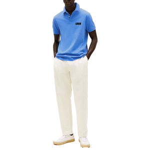 เสื้อโปโลพรีเมียมปี 1985 ทรงปกติ ผ้าปิเก้ถัก สำหรับผู้ชาย ระบายอากาศได้ดี ผ้าฝ้ายยืดหยุ่น สไตล์คลาสสิกลำลอง ปักลายได้ตามต้องการ - Product Image 5