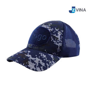 Gorra Trucker de Camuflaje con Logotipo Personalizado, Malla Trasera y Parche Bordado en el Panel Frontal, Ajustable para Uso en Exteriores - Product Image 4
